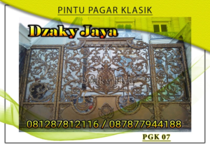 Produk Pintu Gerbang Klasik Unggulan Dzaky Jaya