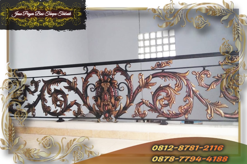 Railing Balkon Besi Tempa Klasik Dzaky Jaya